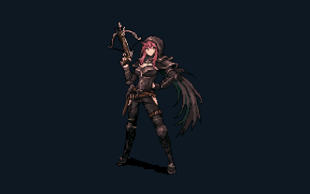 Hunter class art for TBH: Task Bar Hero